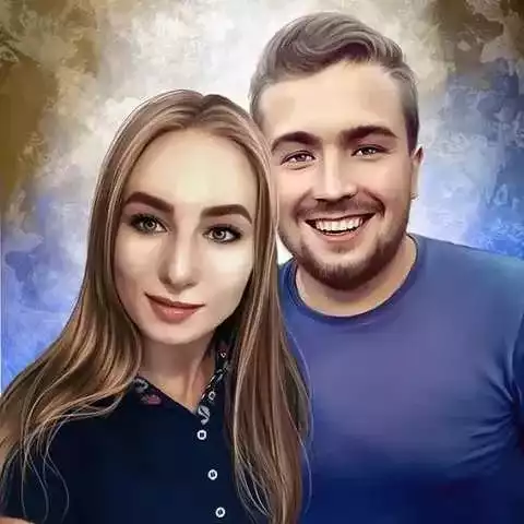 >портрет парня и девушки
