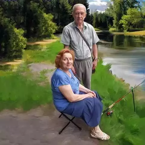 портрет супругов