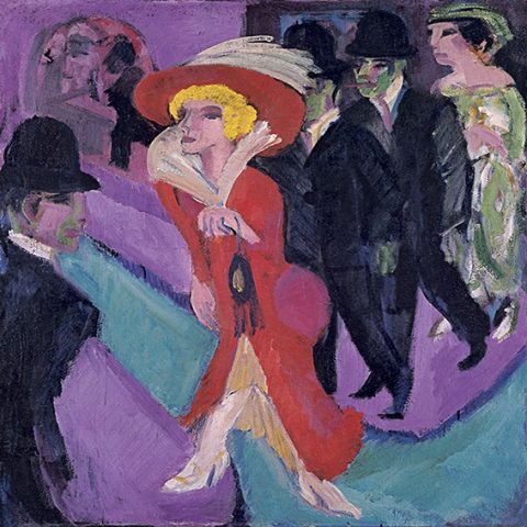  Кокотка в красном, 1925