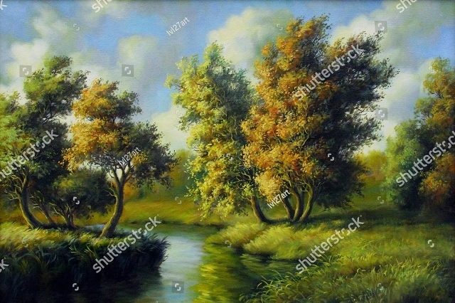 летний пейзаж 