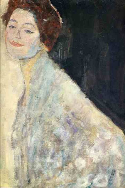  Portrait of a Lady in White (unfinished), 1918