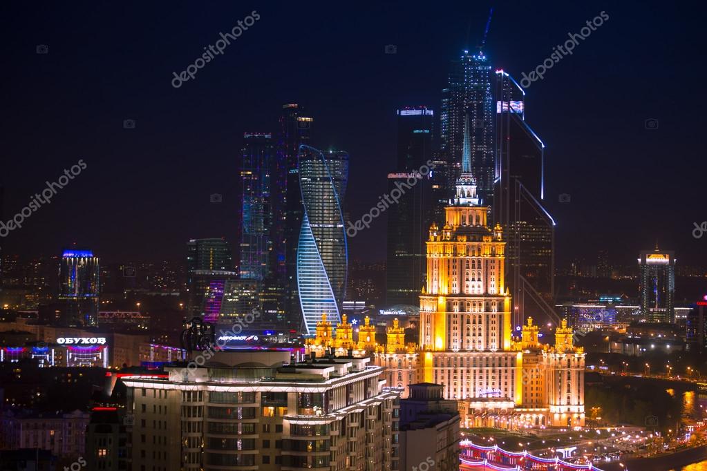 ночная Москва