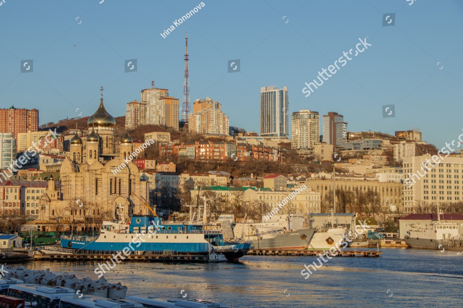 вид на владивосток