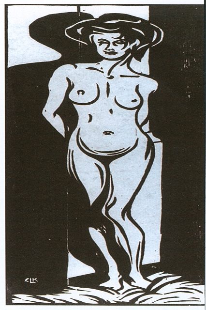  Голая молодая женщина, 1905