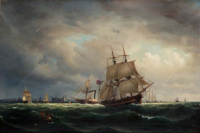 Vy av Öresund-
