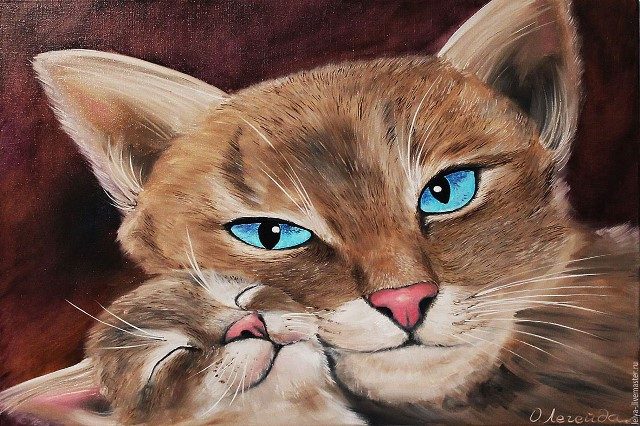мама и котенок 