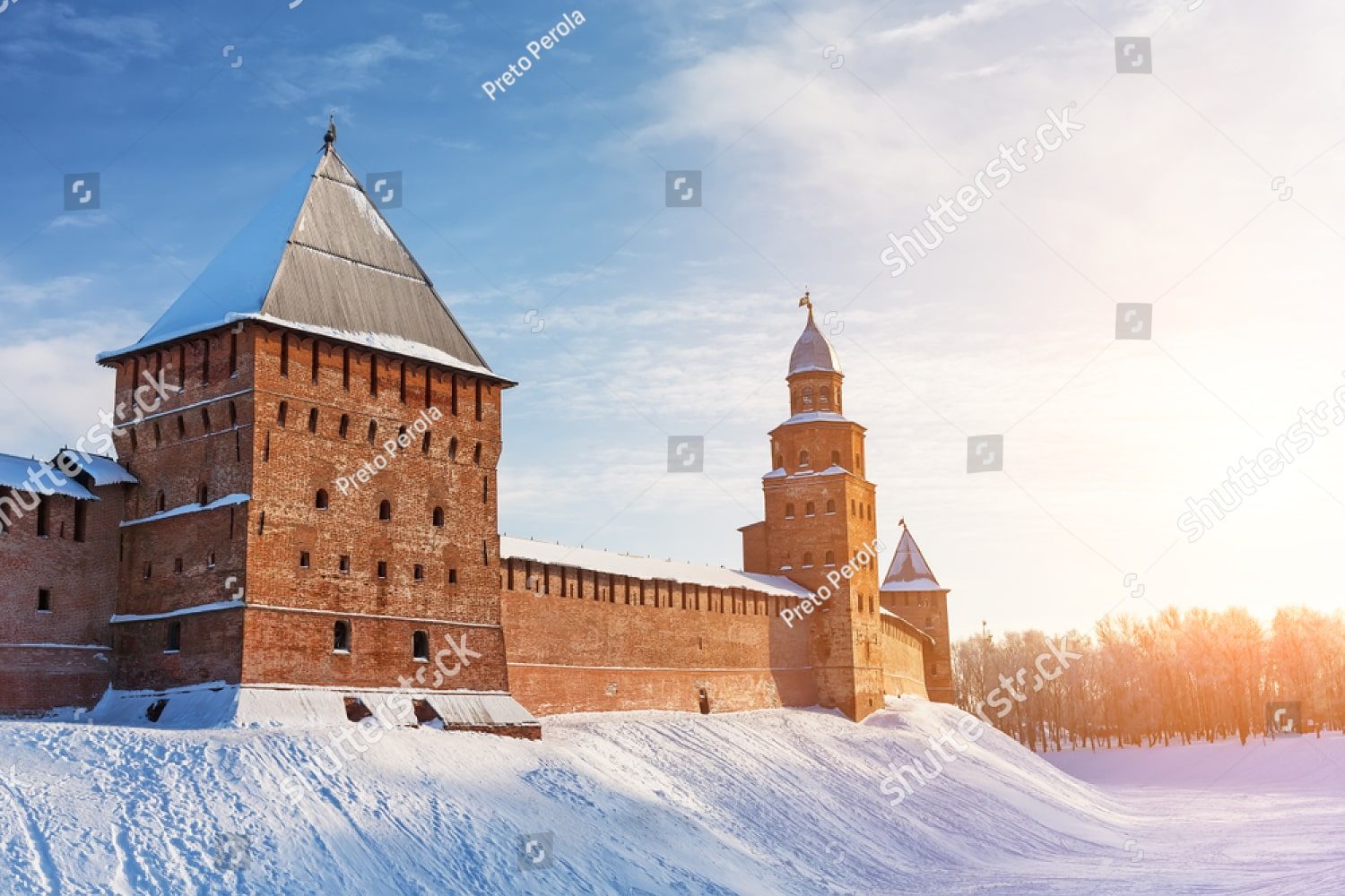 вид на новгородский кремль 2