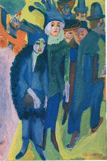Уличная сцена, 1914