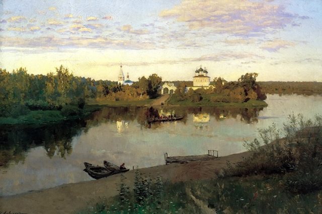 вечер у речки