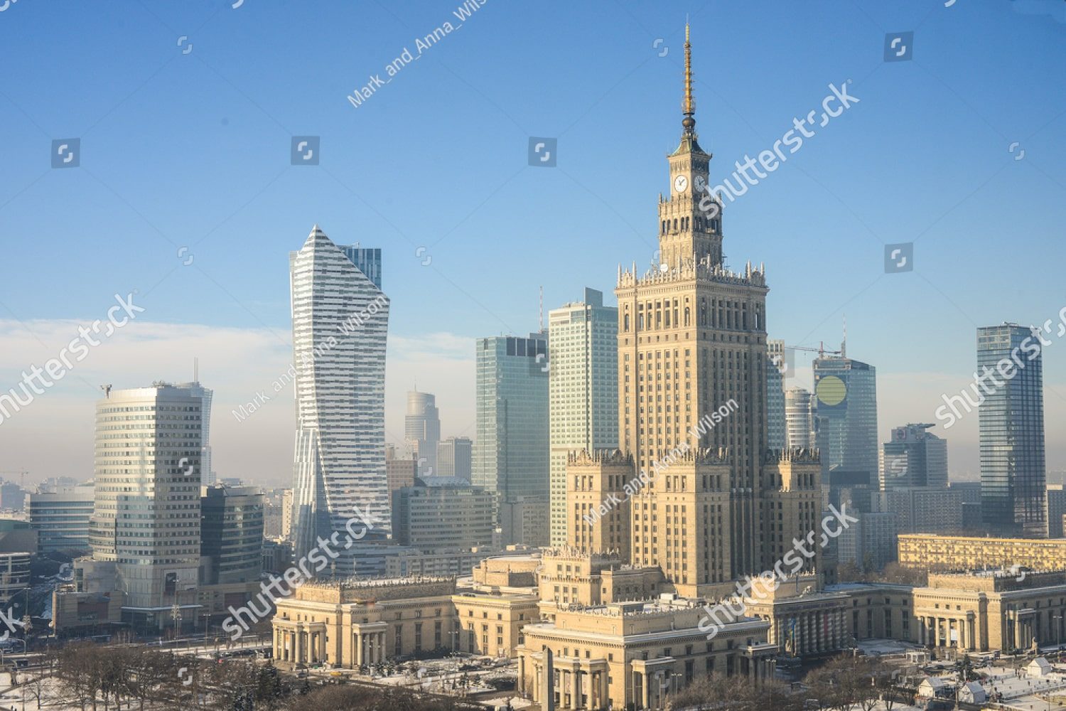 небоскребы варшавы