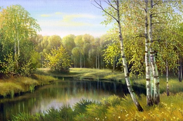 березки у речки 