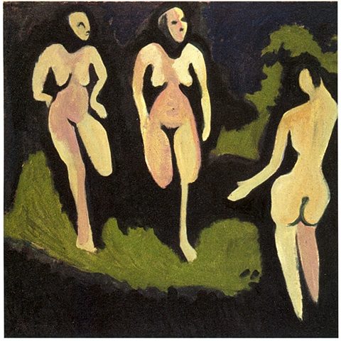 Обнаженные на лугу, 1929