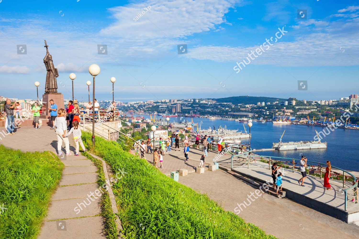 вид на владивосток