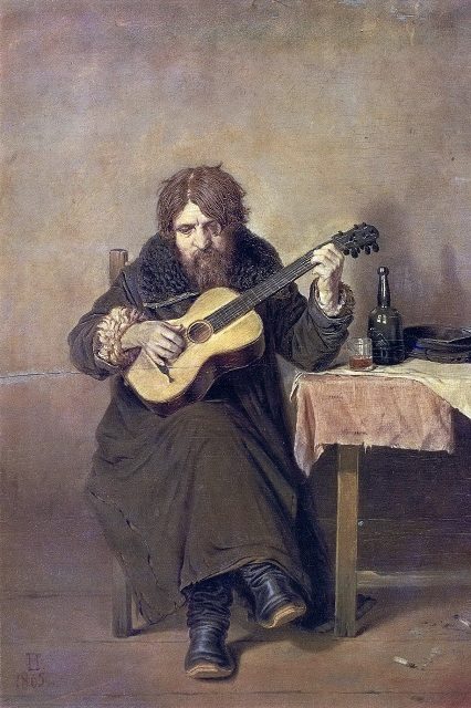 Гитарист-бобыль. 1865