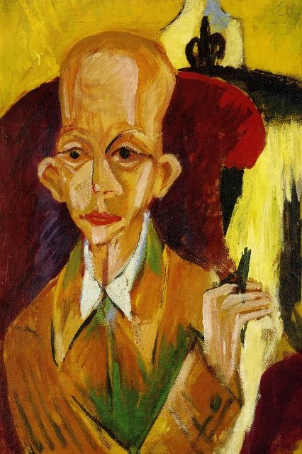 Портрет Оскара Шлимера, 1914