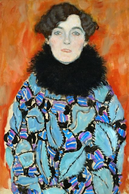 Портрет Иоганны Штауде (1917-1918) (70 х 50) (Вена, галерея Бельведер)