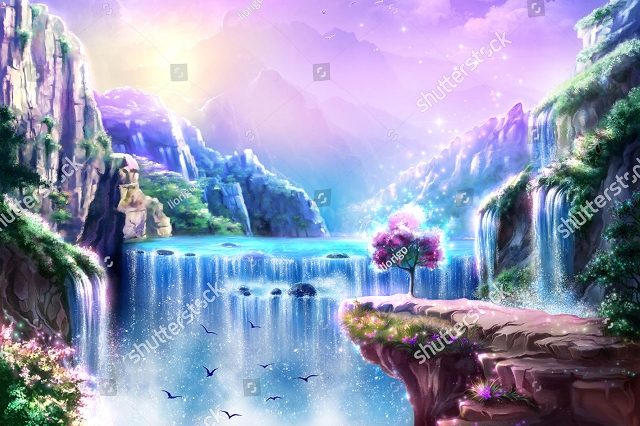 волшебный водопад