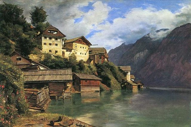  Parthie von Hallstatt 1839