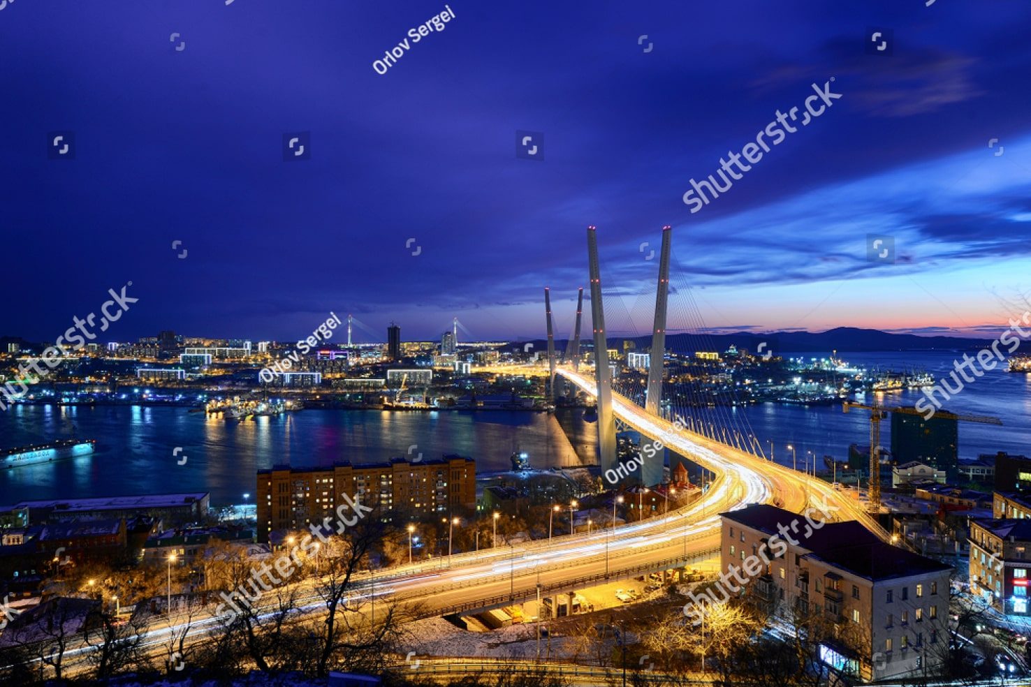 ночной владивосток