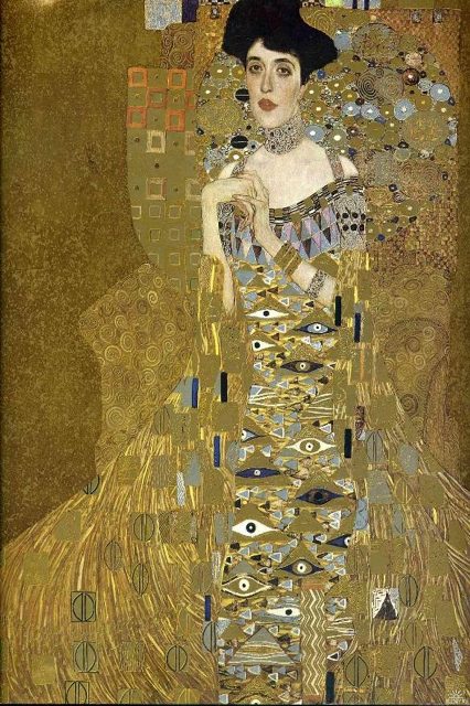   Портрет Адель Блох-Бауер 1 (1907) (Вена, галерея Бельведер)_фрагмент