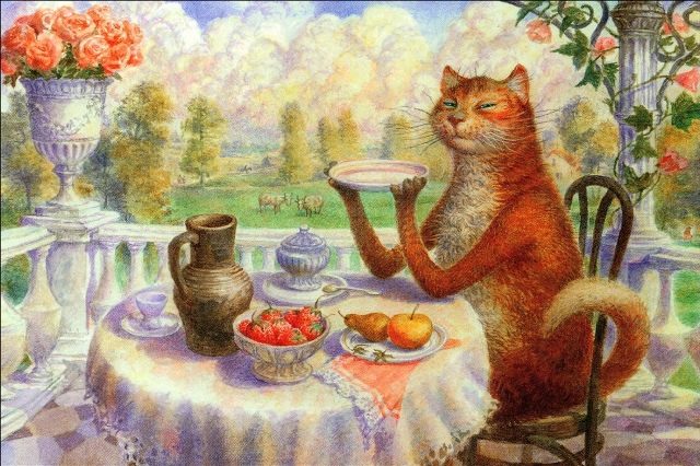 подозрительный кот 