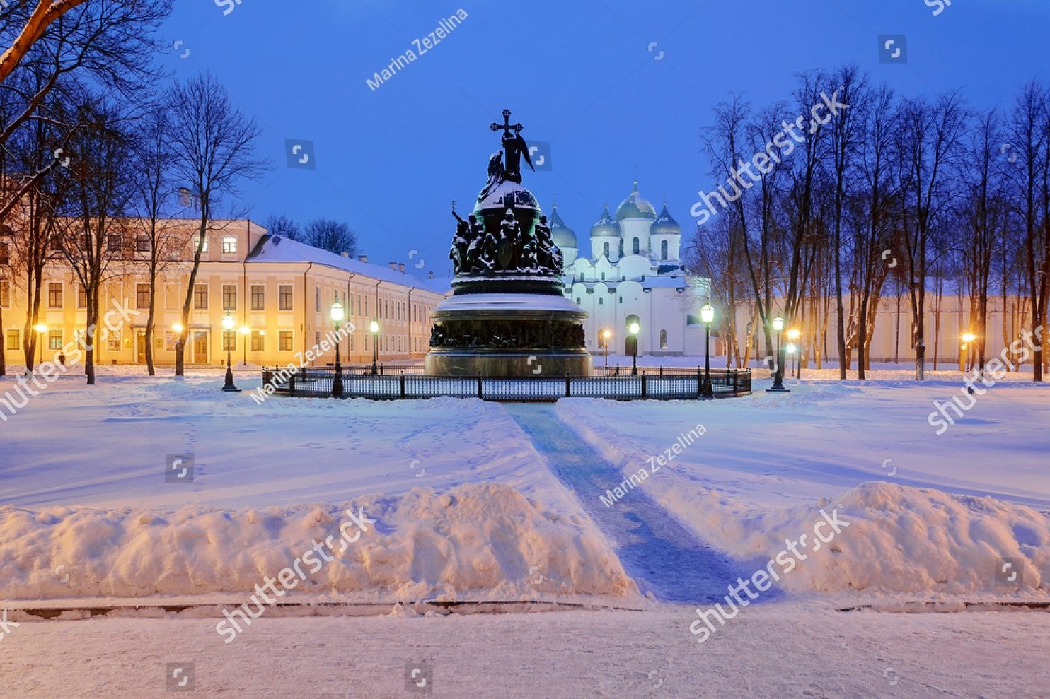 Великий Новгород ночью