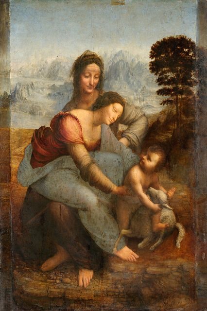  Мадонна с младенцем и св.Анной (1509-1513)