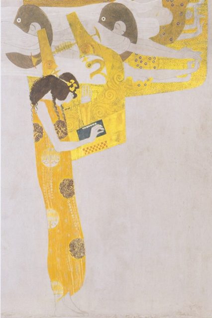 Beethoven Frieze, detal, The Arts 3, 1902