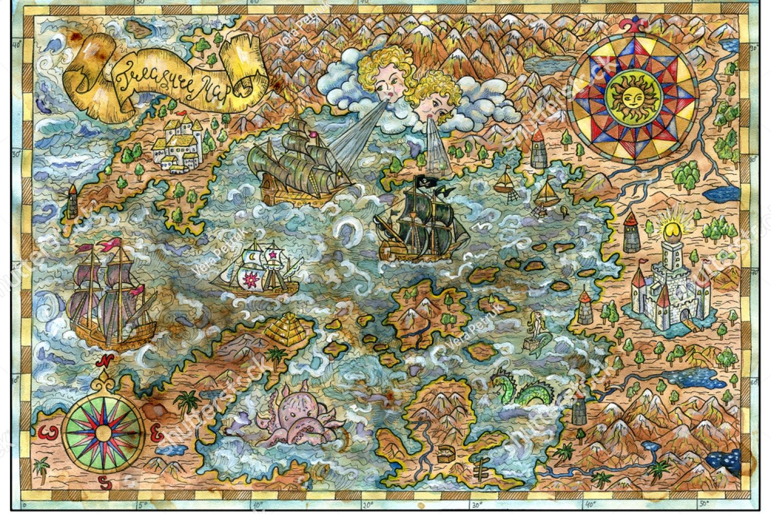 Старая карта