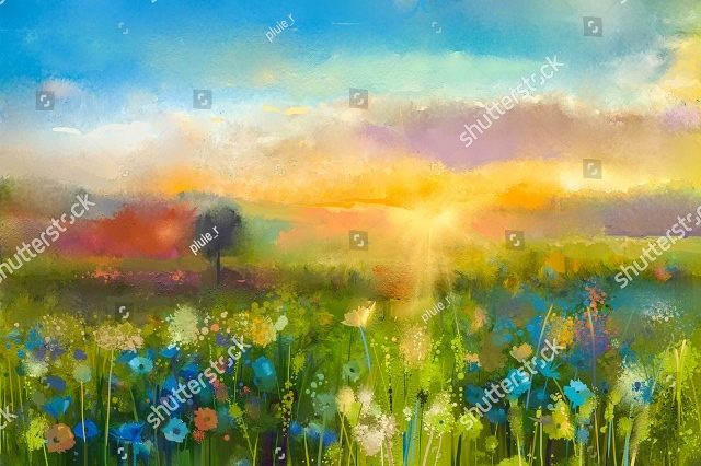 в лучах солнца 