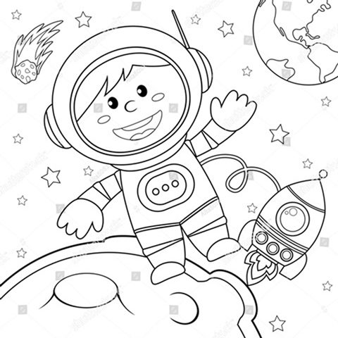 маленький космонавт