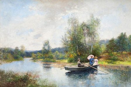 прогулка на лодке