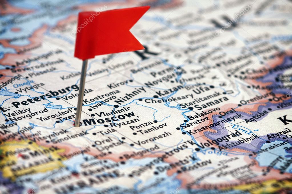 Москва на карте