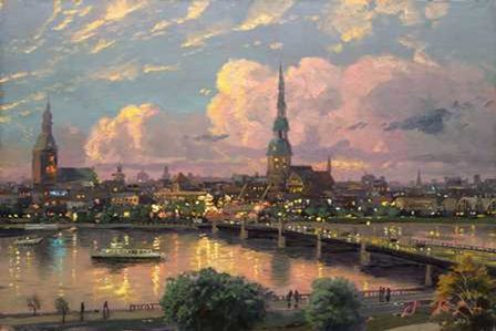 вечерний город