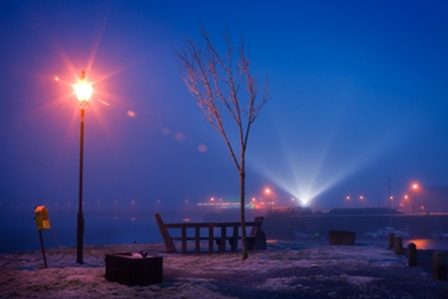 город в тумане