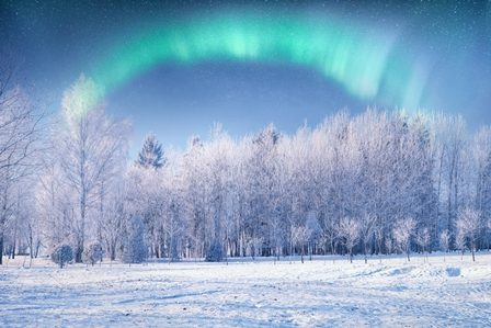 Северное сияние в Норвегии