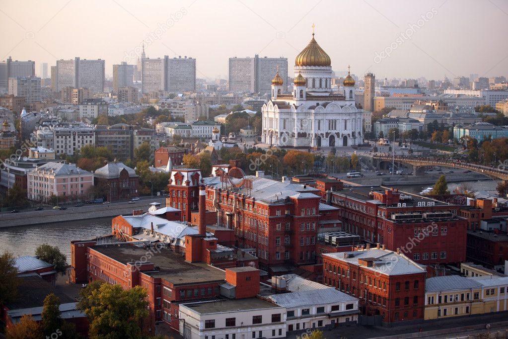 вид на город