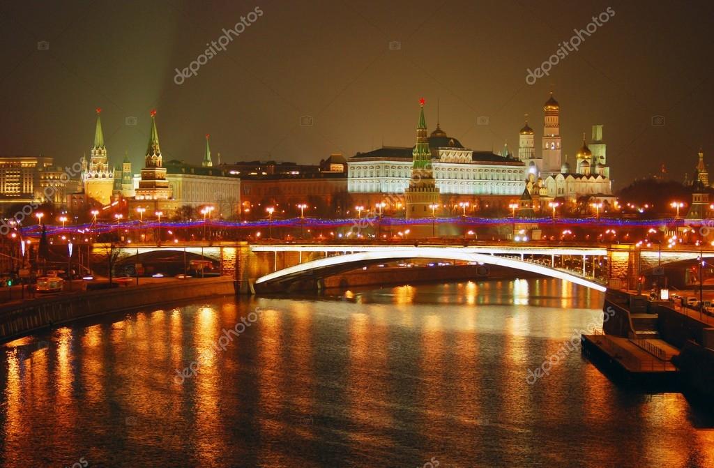 ночной кремль
