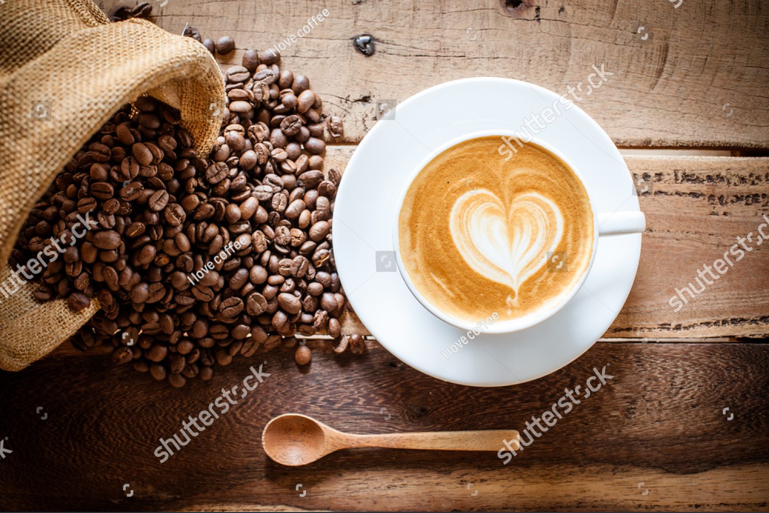 Сердце в кофе