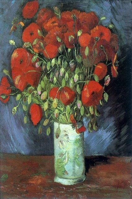 Ваза с красными маками, 1886