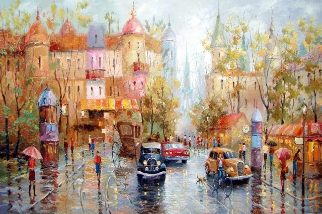красочная улица 