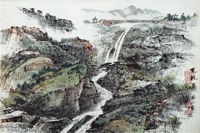ледяной водопад 