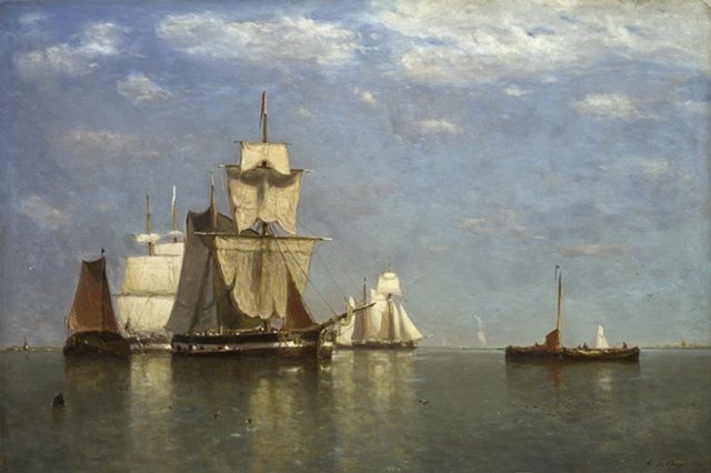   Ships lying off Flushing Paul