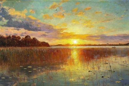 красивый рассвет