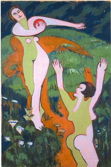  Две женщины играющие в мяч, 1931-32
