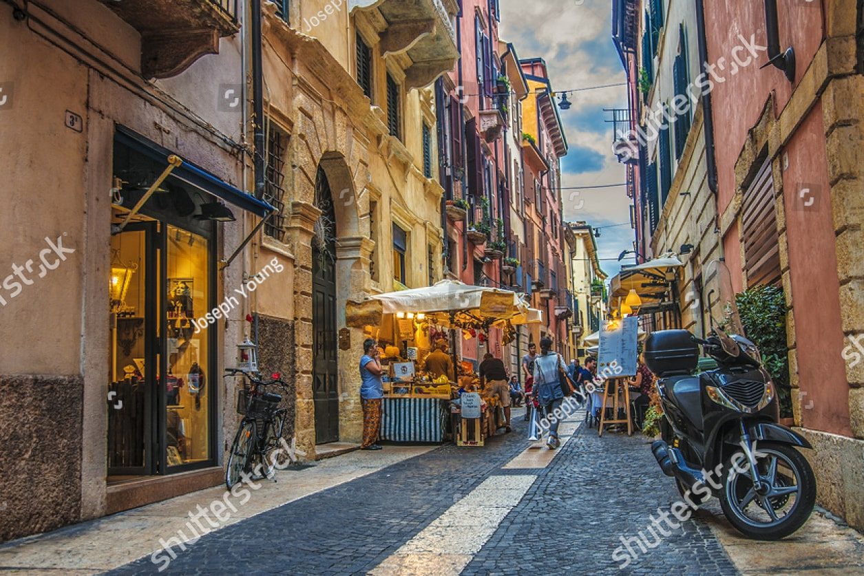 улицы в вероне