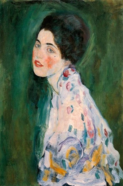 Портрет молодой женщины (1916-1917) (Пьяценца, Галерея Риччи Одди)