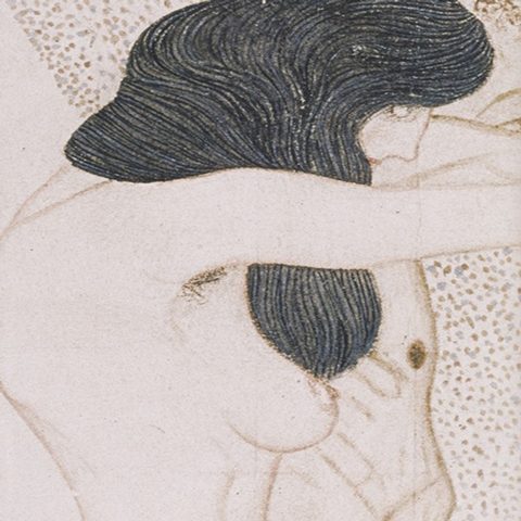   Beethoven Frieze, detal, The Suffering of Weak Humanity, 1902