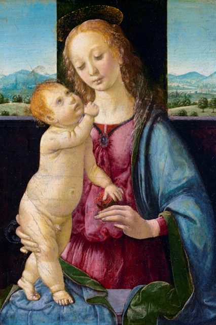 Мадонна Дрейфуса (с гранатом) (1475-1480)