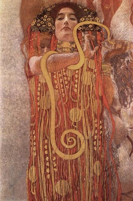  Medicine - Hygieia, 1900_detal
